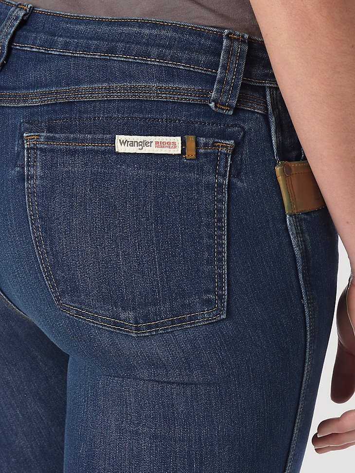 Women's Wrangler RIGGS Workwear Bootcut Work Jean in Light Stone