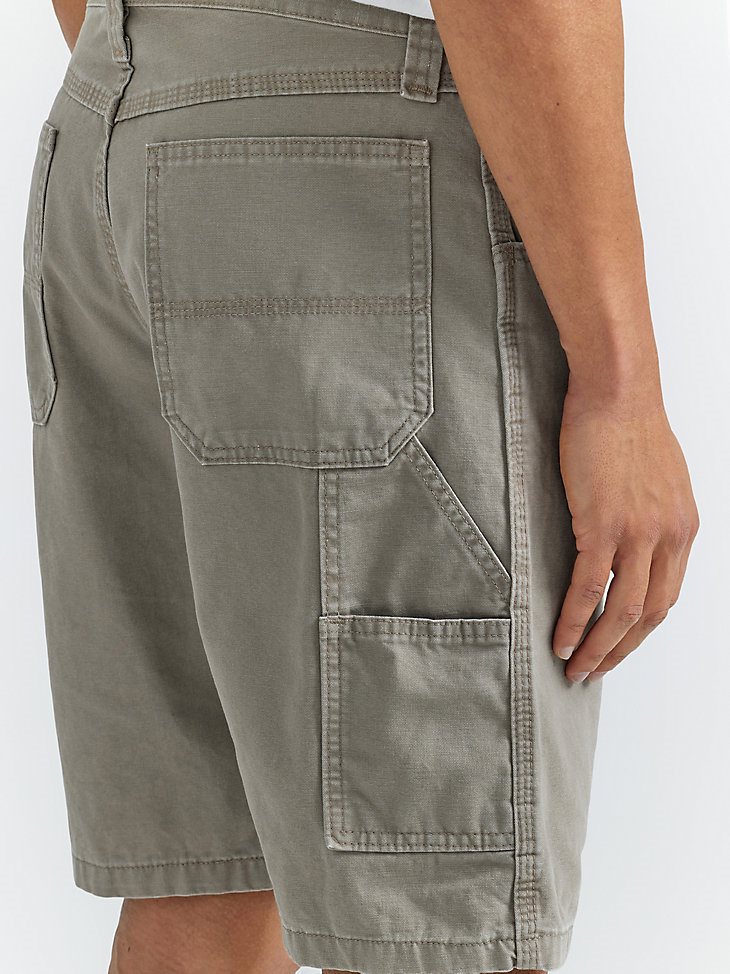 Men's Wrangler Authentics Loose Fit Carpenter Short in Military Khaki
