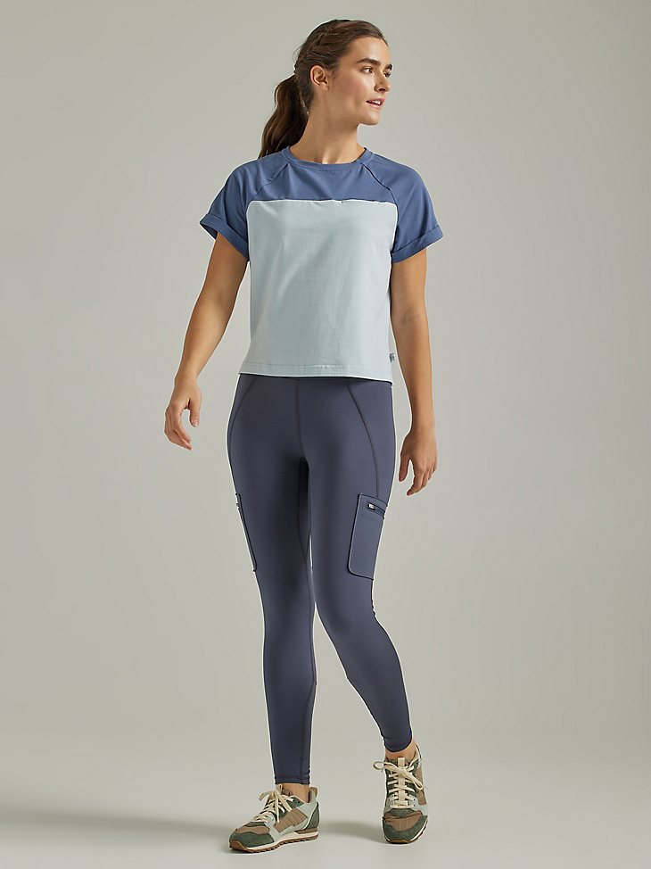 ATG By Wrangler Women's Compass Tee in Vintage Indigo