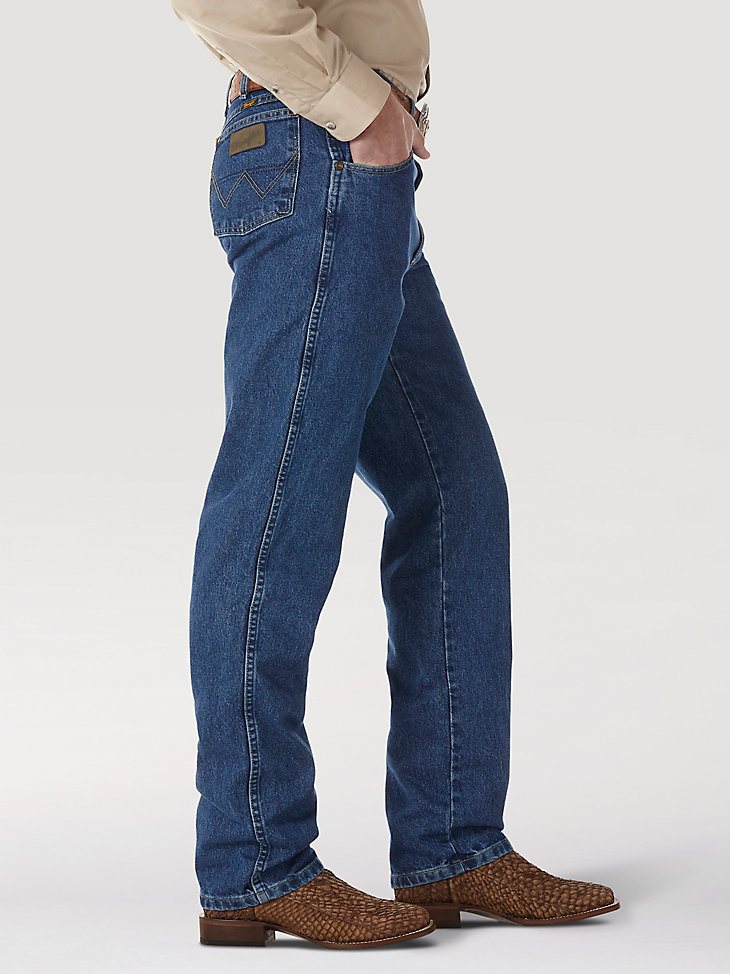 George Strait Cowboy Cut Relaxed Fit Jean in Heavyweight Stone Denim