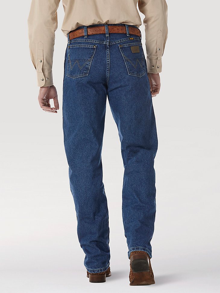 George Strait Cowboy Cut Relaxed Fit Jean in Heavyweight Stone Denim