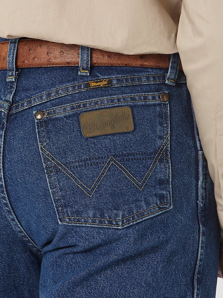 George Strait Cowboy Cut Relaxed Fit Jean in Heavyweight Stone Denim