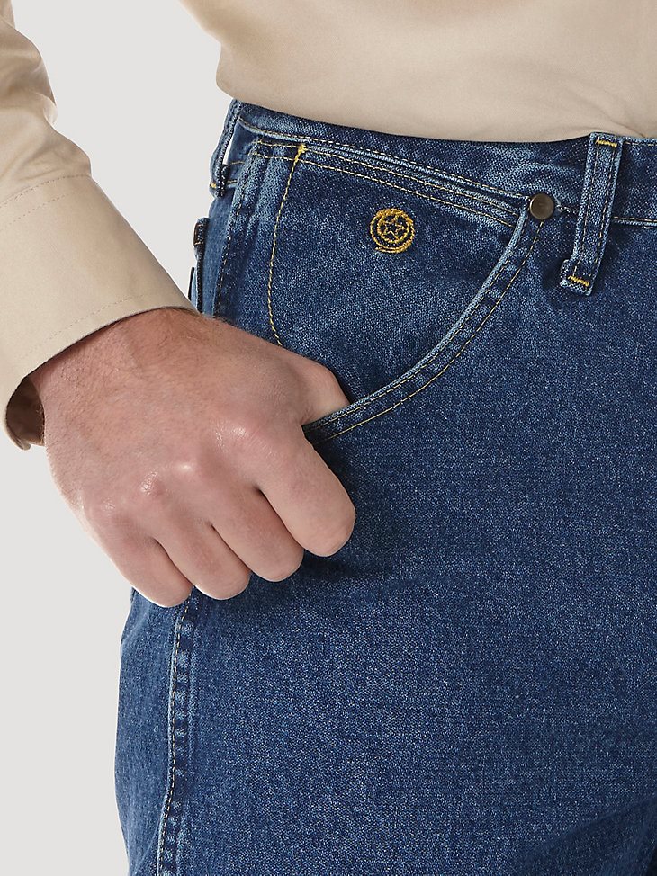 George Strait Cowboy Cut Relaxed Fit Jean in Heavyweight Stone Denim
