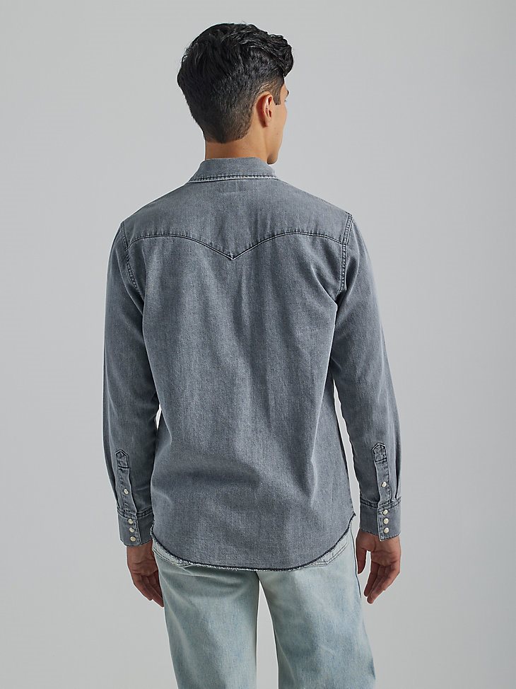 Men's Heritage Workshirt in Washed Black