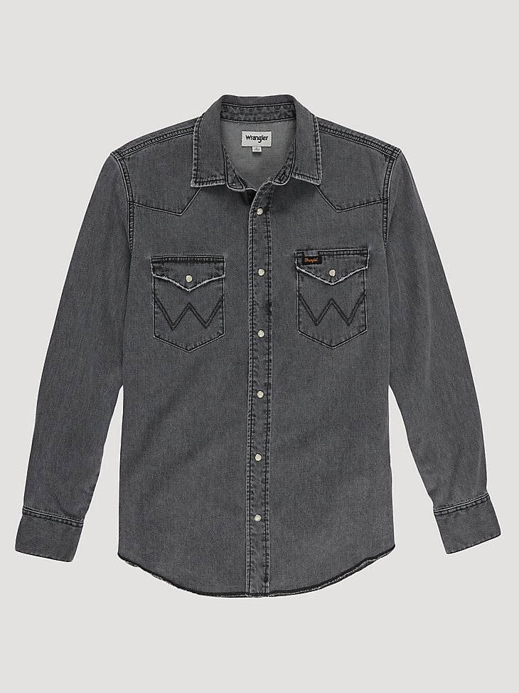 Men's Heritage Workshirt in Washed Black