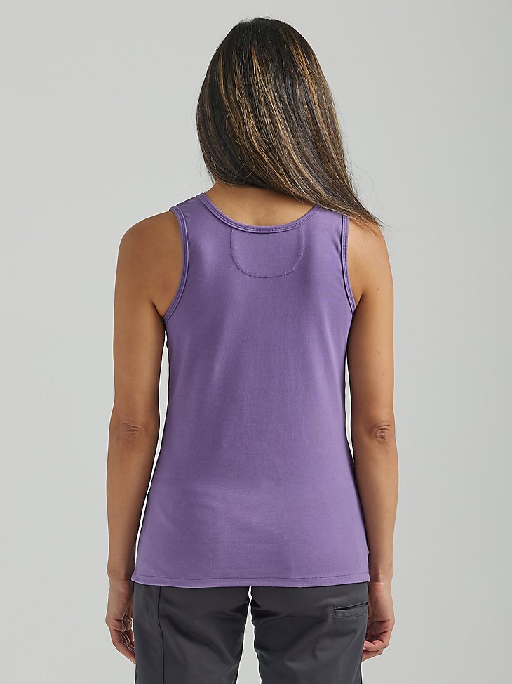Women's Wrangler RIGGS Workwear Performance Tank Top in Mulled Grape