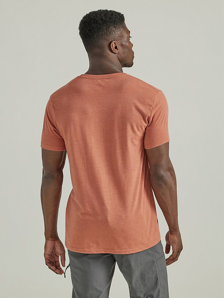 ATG By Wrangler Men's Front Graphic T-Shirt in Redwood