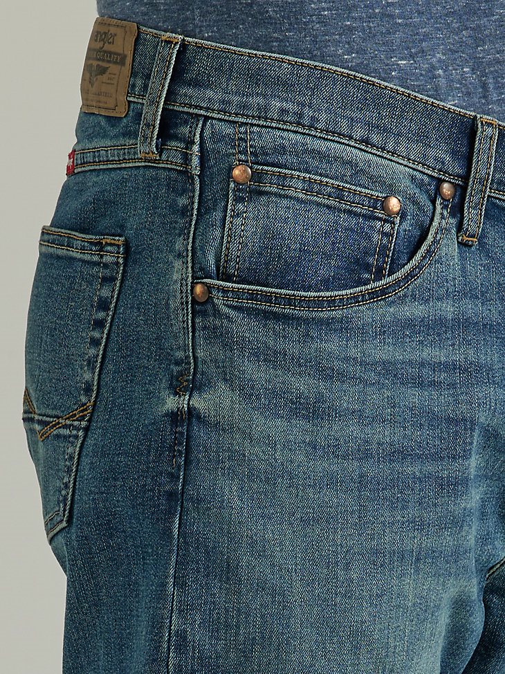 Wrangler Men's Five Star Premium Flex Relaxed Fit Bootcut Jean in Summit
