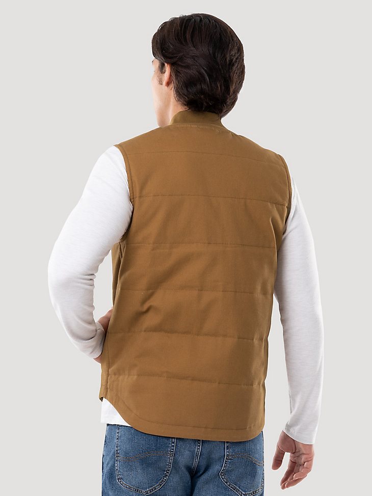 Men's Lined Workwear Duck Vest in Duck