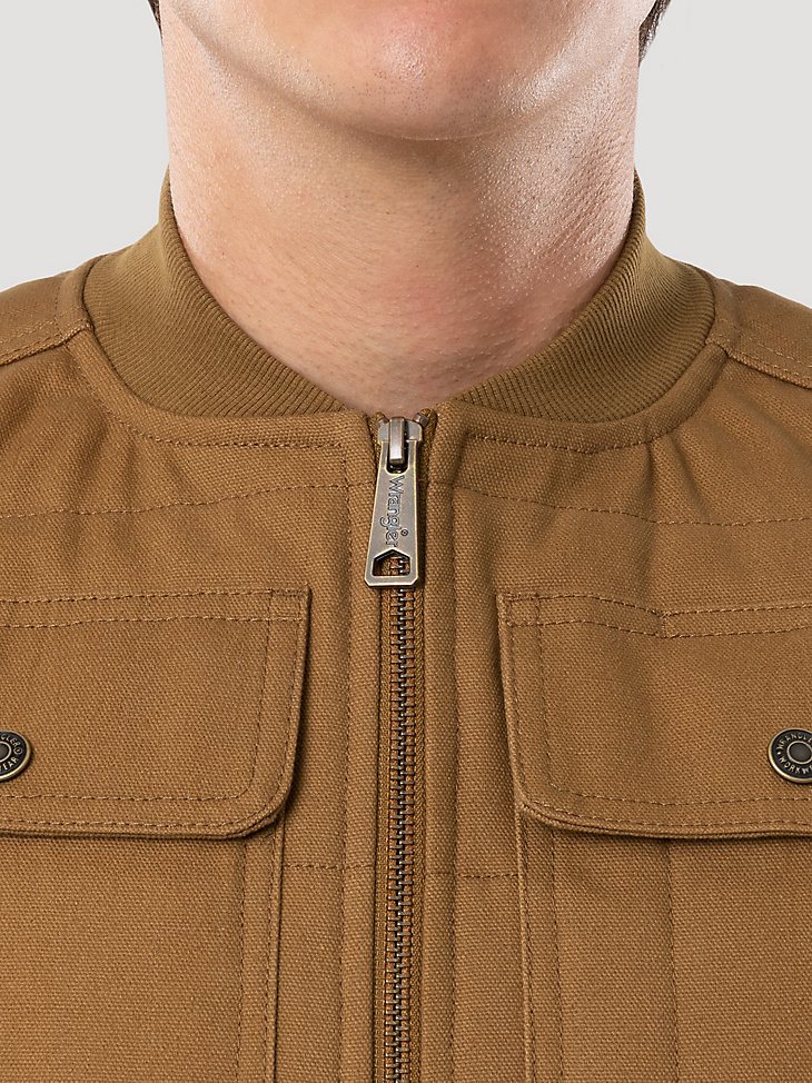Men's Lined Workwear Duck Vest in Duck