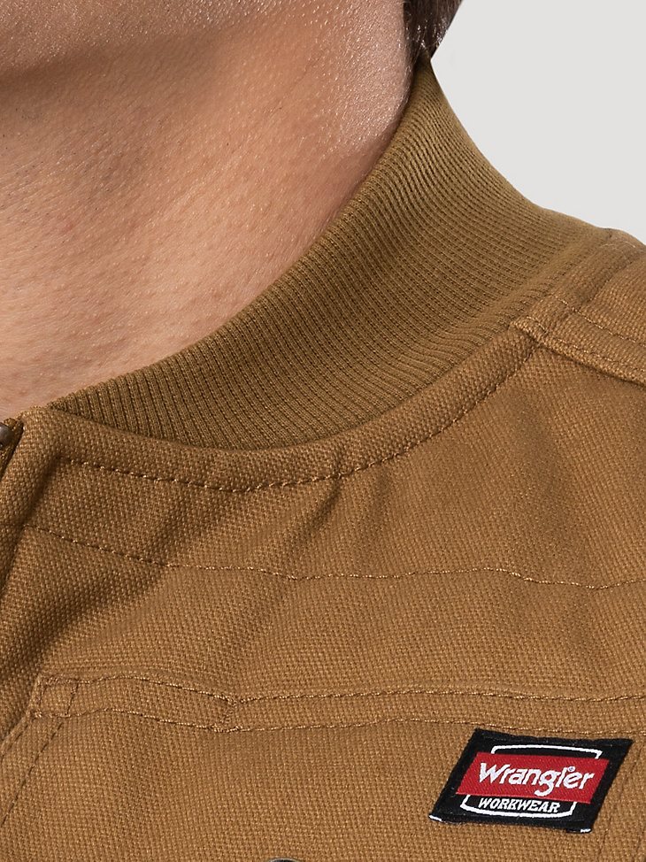Men's Lined Workwear Duck Vest in Duck