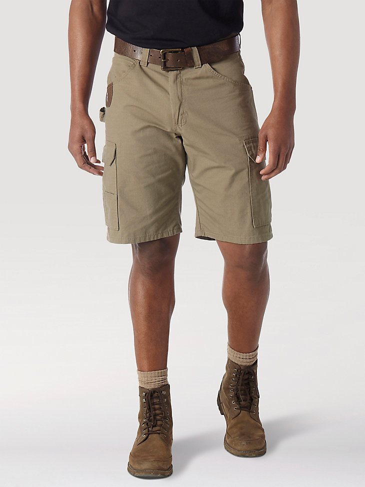 Wrangler RIGGS Workwear Ripstop Ranger Cargo Short in Bark