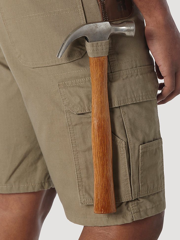 Wrangler RIGGS Workwear Ripstop Ranger Cargo Short in Bark