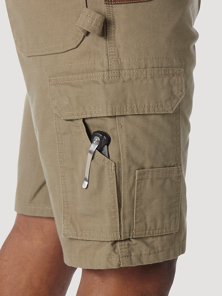 Wrangler RIGGS Workwear Ripstop Ranger Cargo Short in Bark