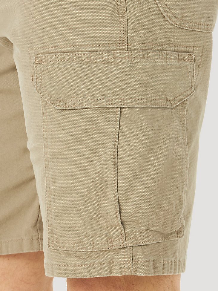 Wrangler RIGGS Workwear Stretch Ranger Cargo Short in Dark Khaki