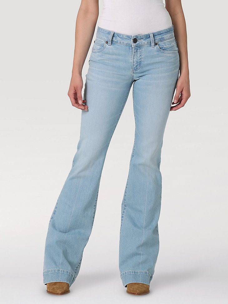 Women's Wrangler Retro Mae Wide Leg Trouser Jean in Elena