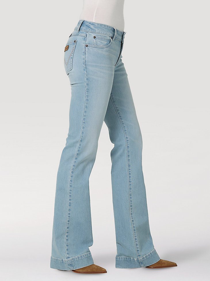 Women's Wrangler Retro Mae Wide Leg Trouser Jean in Elena