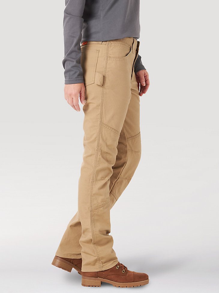 Women's Wrangler FR Flame Resistant Utility Pant in Golden Khaki