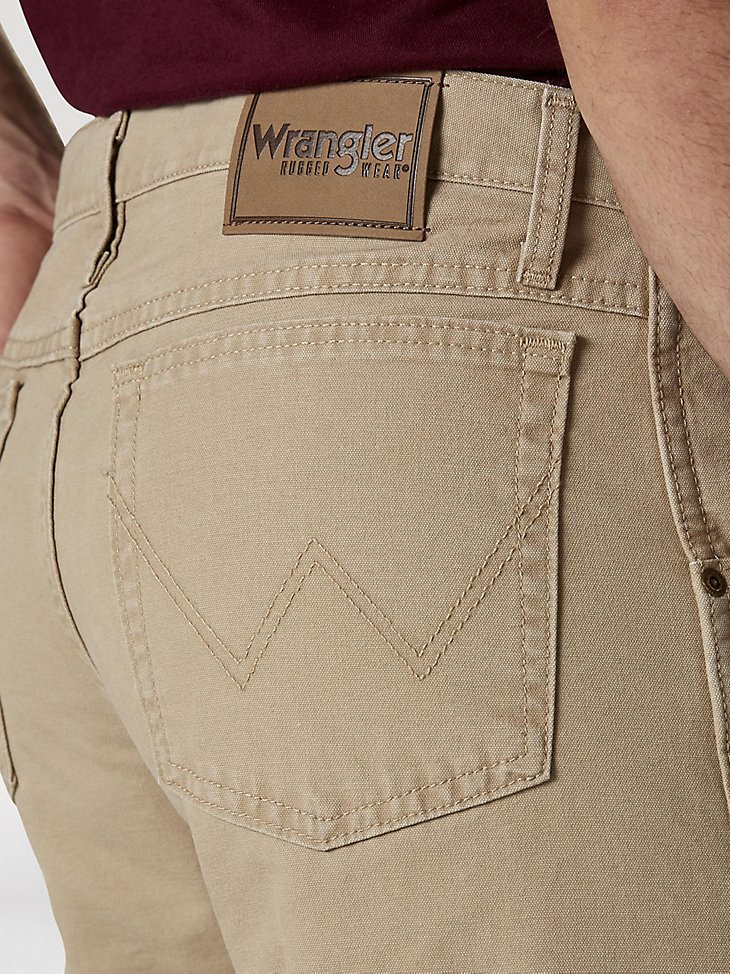Wrangler Rugged Wear Relaxed Fit Mid Rise Jean in Golden Khaki