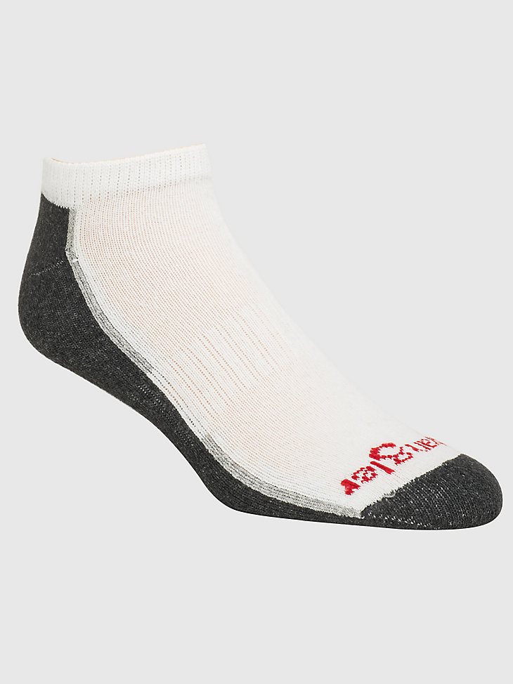 Men's Wrangler Low-Cut Cushioned Socks (6-Pack) in White