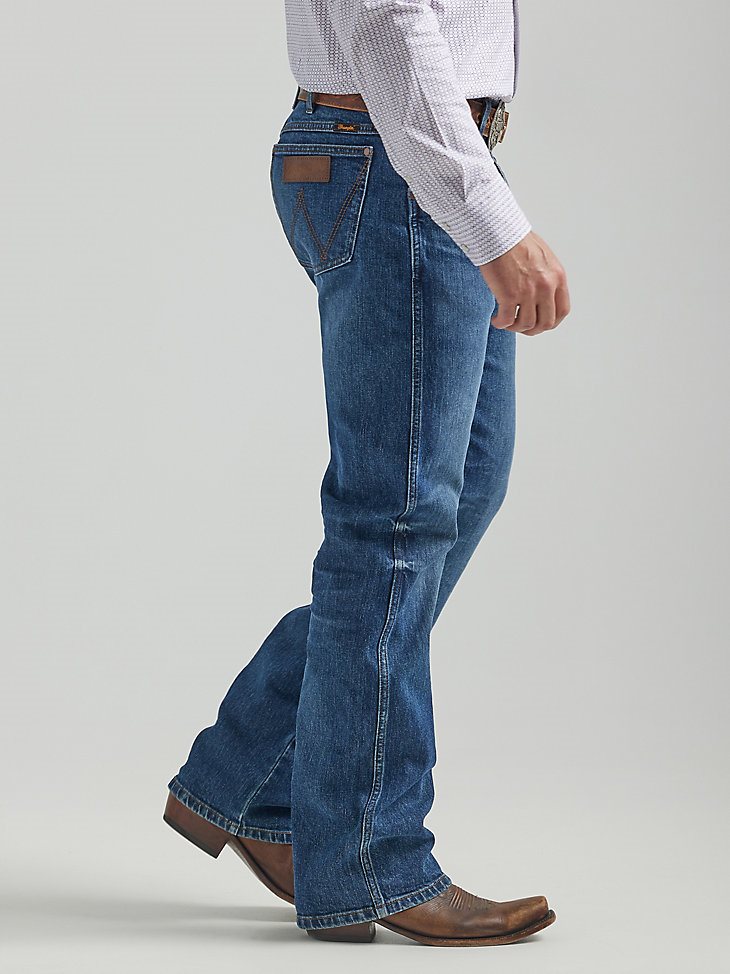 The Wrangler Retro Premium Jean: Men's Slim Boot in Wild West
