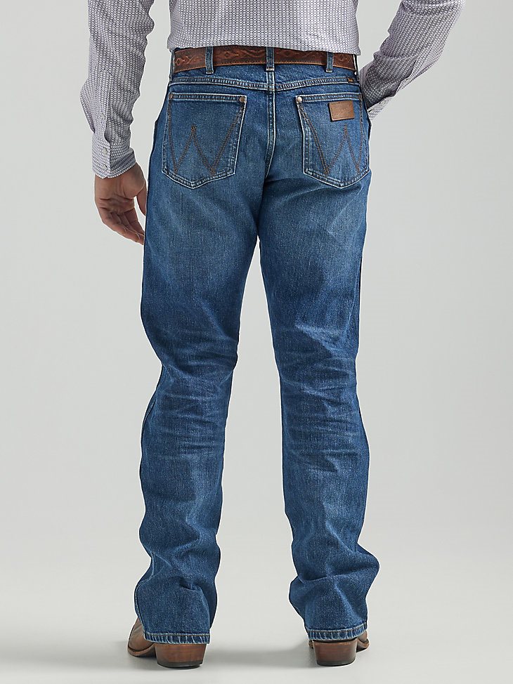 The Wrangler Retro Premium Jean: Men's Slim Boot in Wild West
