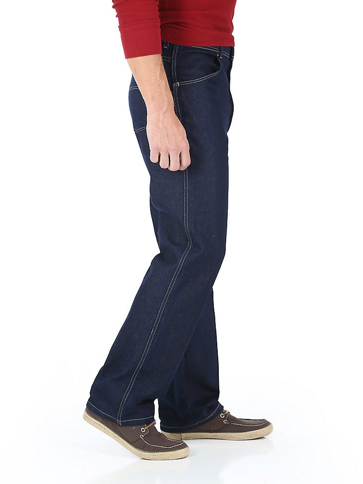 Wrangler Men's Five Star Premium Regular Flex Fit Jean in Dark Indigo