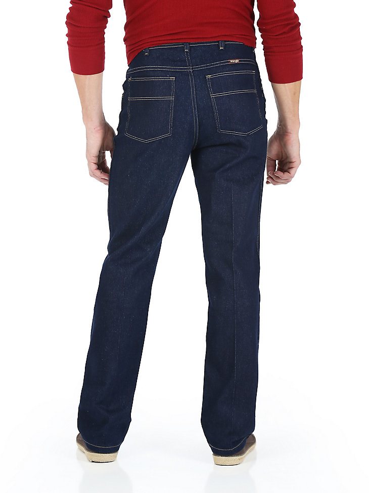 Wrangler Men's Five Star Premium Regular Flex Fit Jean in Dark Indigo