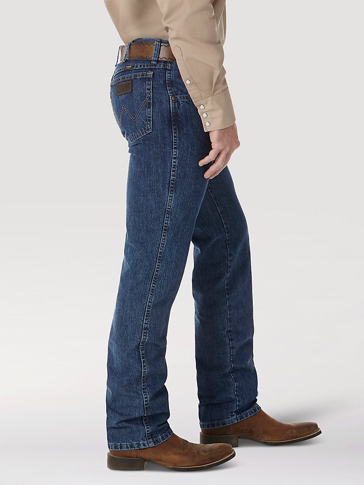Men's Wrangler PBR Slim Fit Jean in Authentic Stone