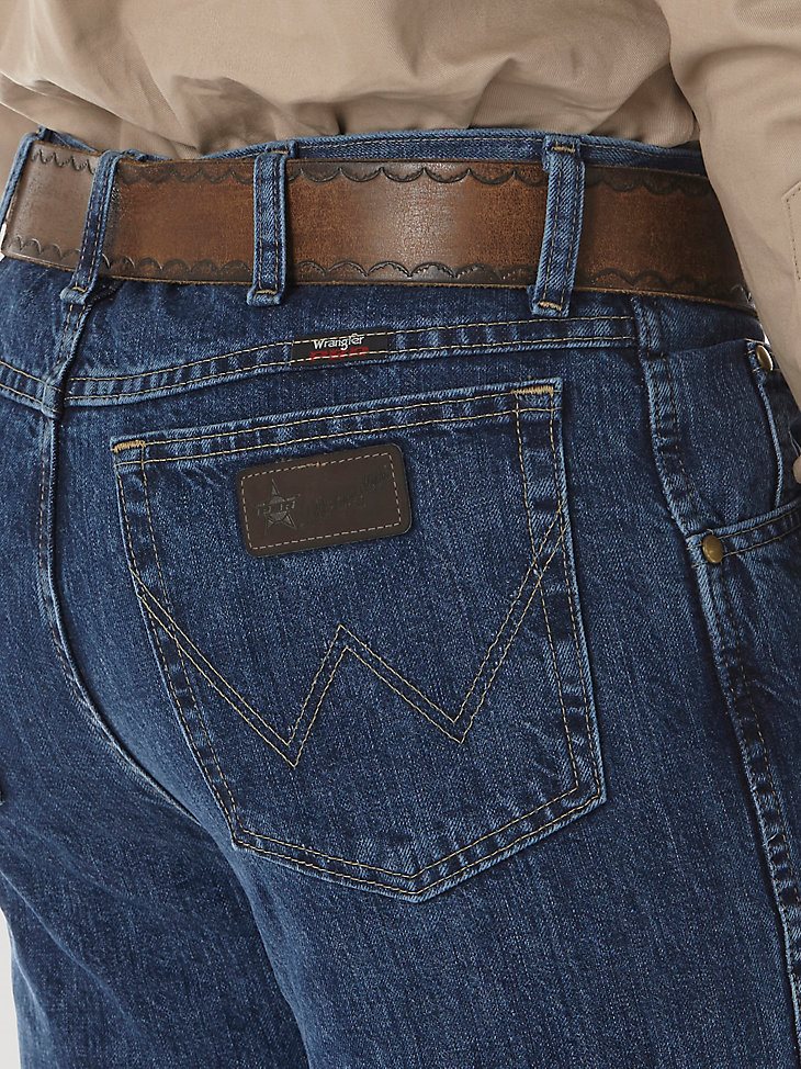 Men's Wrangler PBR Slim Fit Jean in Authentic Stone