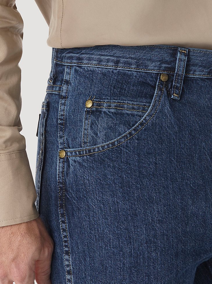 Men's Wrangler PBR Slim Fit Jean in Authentic Stone
