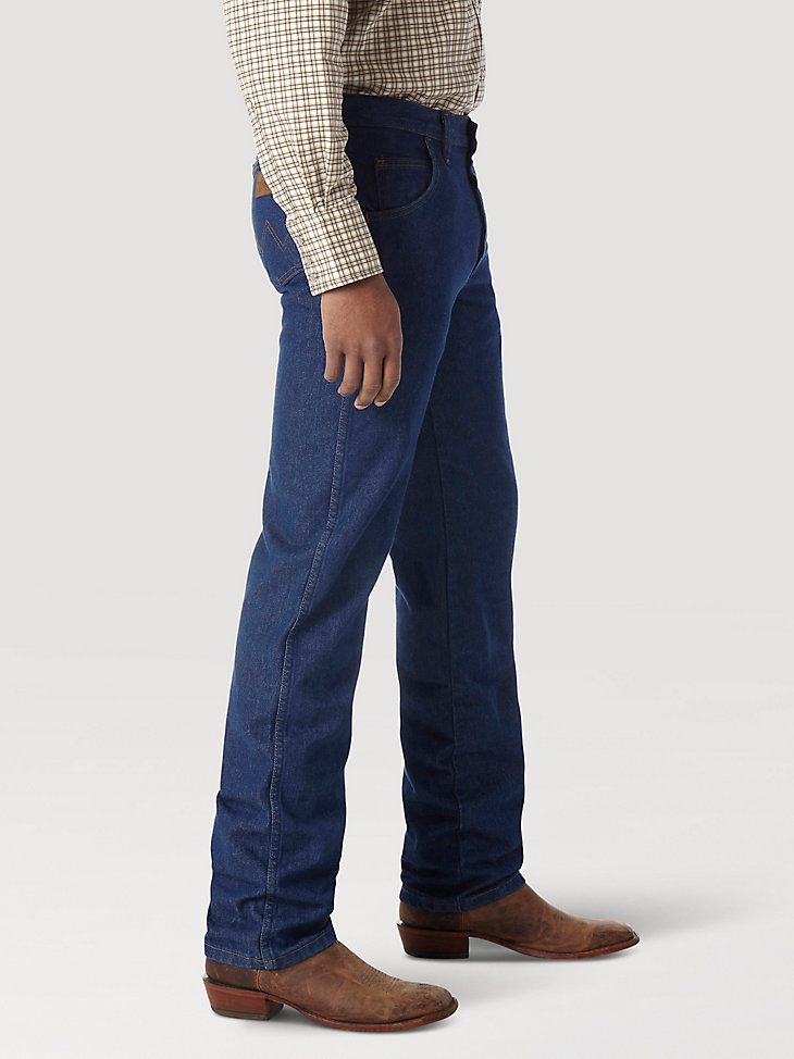 Men's Wrangler FR Flame Resistant Regular Fit Lightweight Denim Jean in Prewash