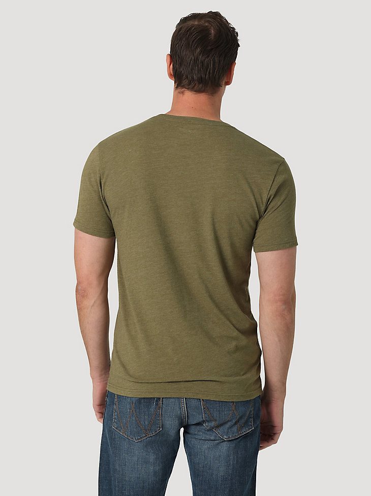 Wrangler Authentic Western Diamond T-Shirt in Capulet Olive