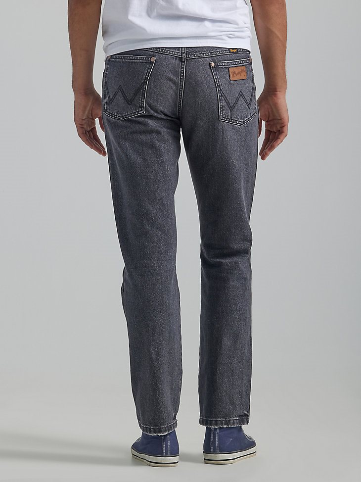 Men's Greensboro Straight Leg Jean in Ripped Black