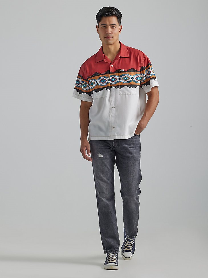 Men's Greensboro Straight Leg Jean in Ripped Black