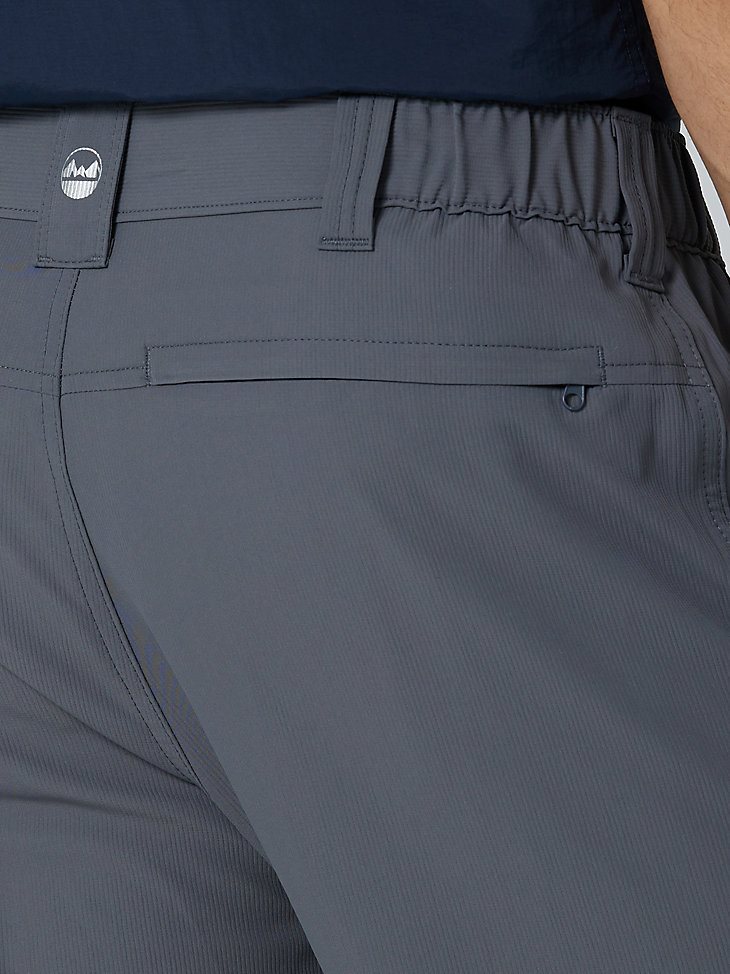 Men's Performance Elastic Waist Short in Iron Gate