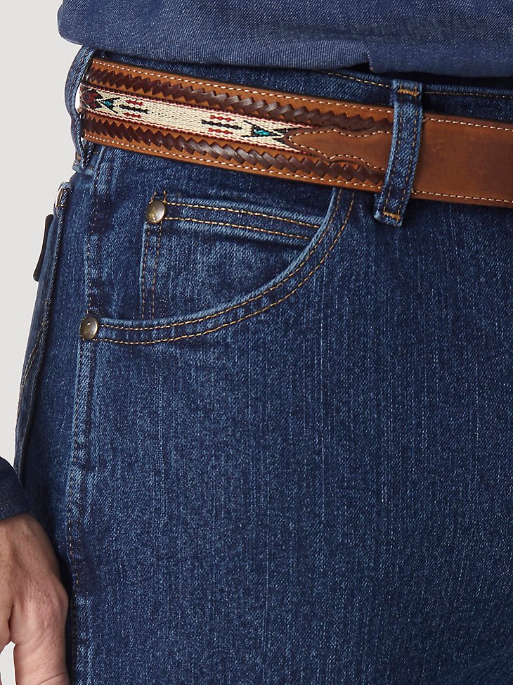 Premium Performance Advanced Comfort Cowboy Cut Regular Fit Jean in Mid Stone