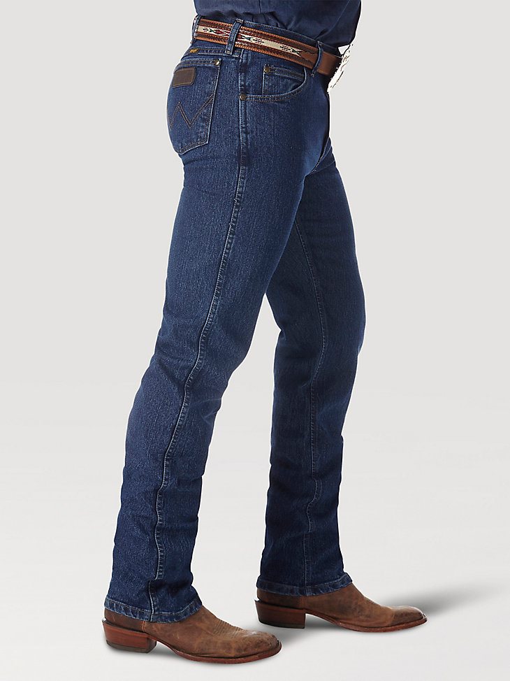 Premium Performance Advanced Comfort Cowboy Cut Regular Fit Jean in Mid Stone