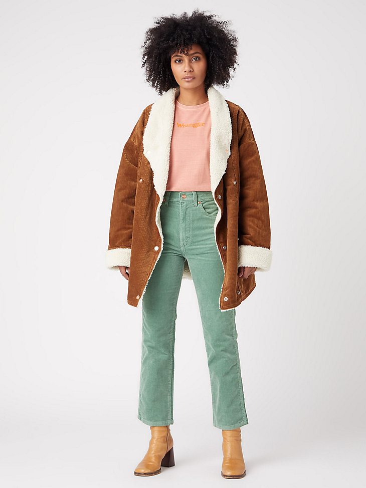 Women's Corduroy Ranch Coat in Bison
