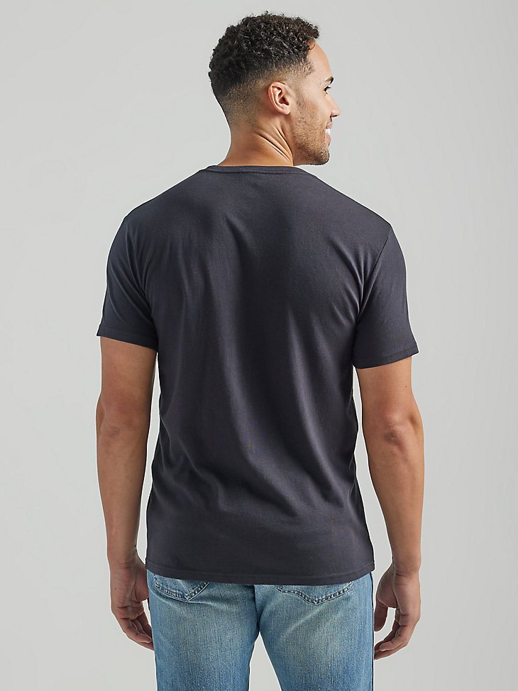 Men's USA Graphic T-Shirt in Washed Black