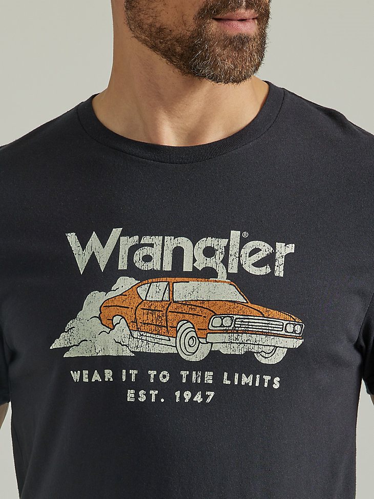 Men's To the Limits Graphic T-Shirt in Jet Black