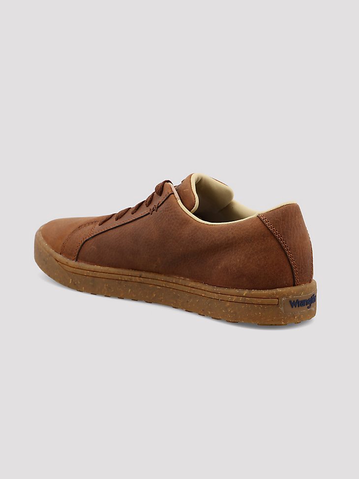 Men's Leather Sneaker in Brown