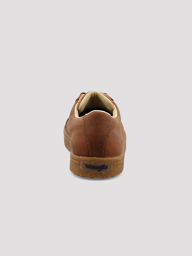 Men's Leather Sneaker in Brown