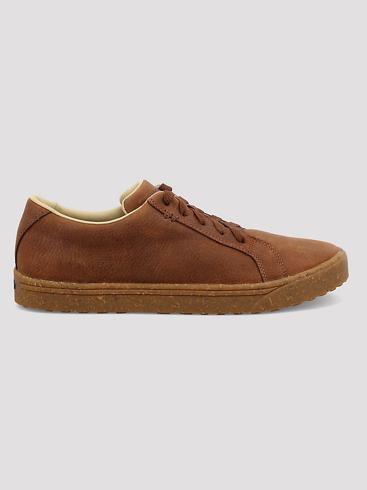 Men's Leather Sneaker in Brown
