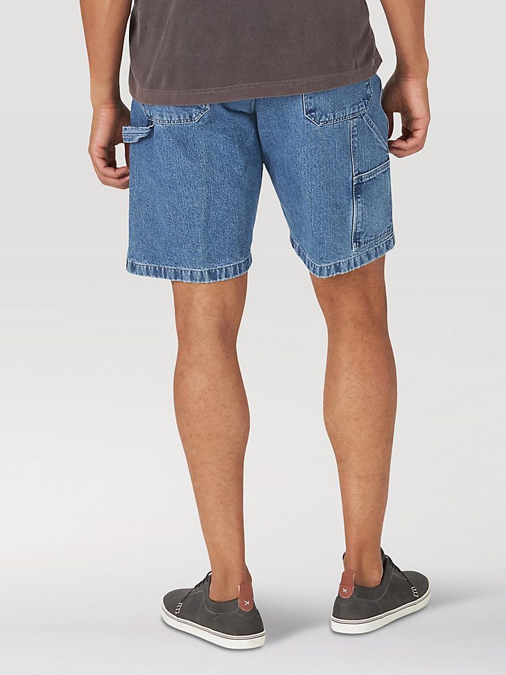Men's Wrangler Authentics Loose Fit Carpenter Short in Light Stonewash