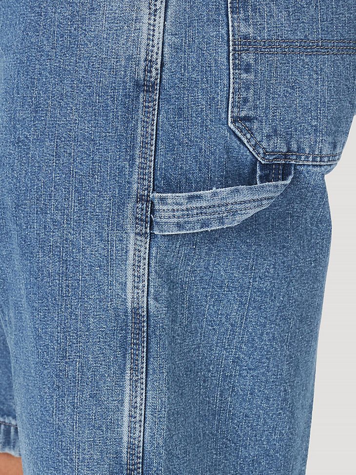 Men's Wrangler Authentics Loose Fit Carpenter Short in Light Stonewash