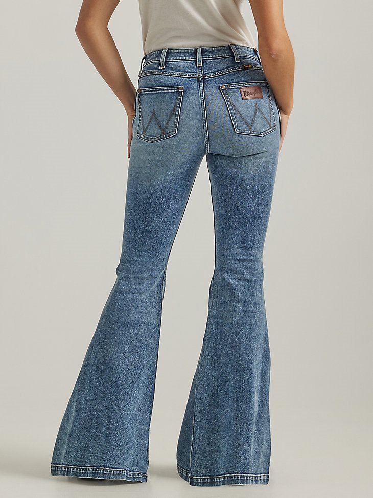 Women's Wrangler Retro High Rise Trumpet Flare Jean in Emily