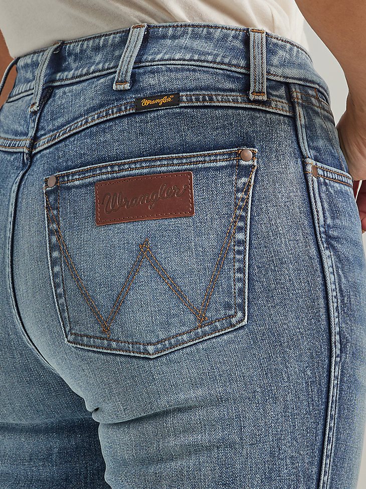 Women's Wrangler Retro High Rise Trumpet Flare Jean in Emily