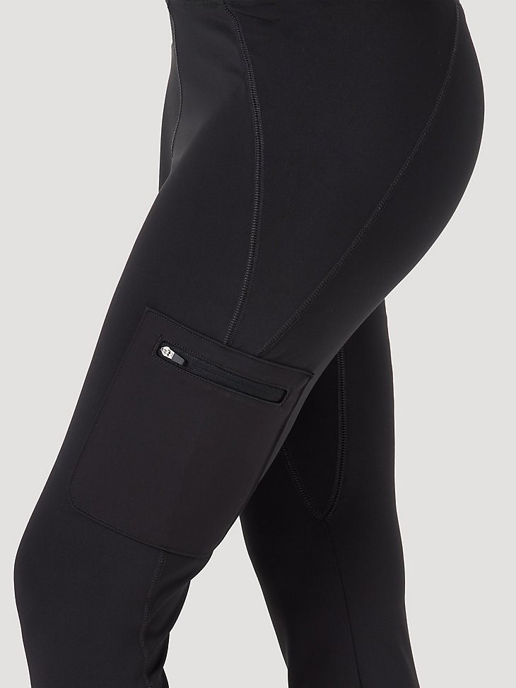 ATG by Wrangler Women's Cargo Leggings in Black