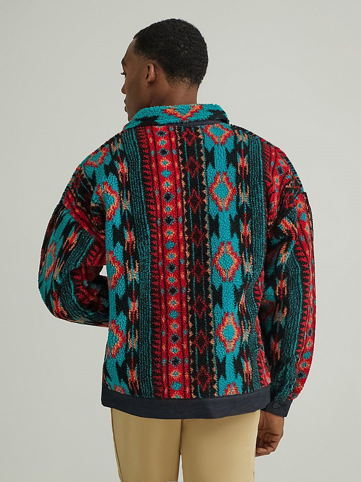Men's Checotah Stripe Fleece Jacket in Checotah Stripe